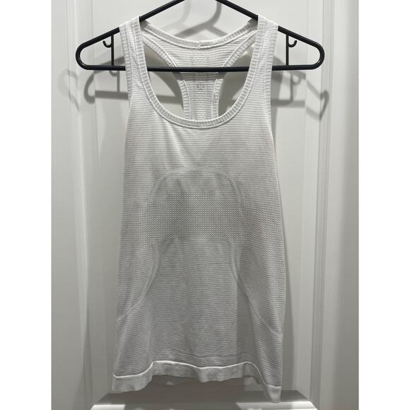 Lululemon Athletica Tops - Lululemon White Racerback Align Activewear Tank Sz 4